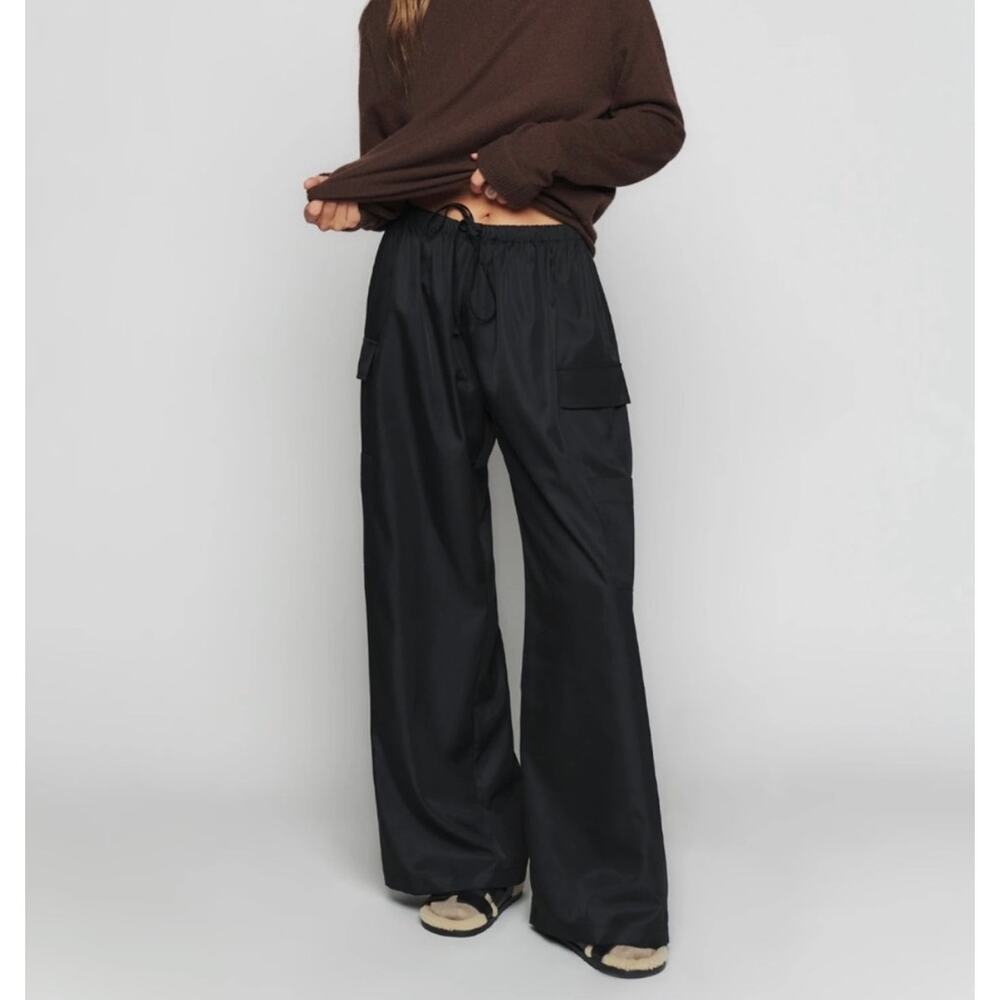 Reformation Ethan tie waist cargo pant size M